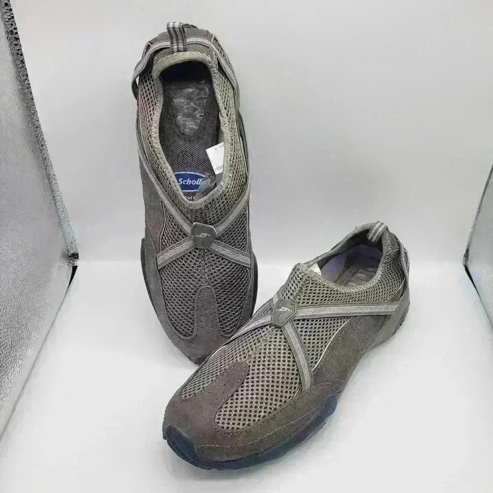 Dr. Schoolls Outdoor Hiking Women's Mesh Shoe Gel Size 8 Gray/Brown